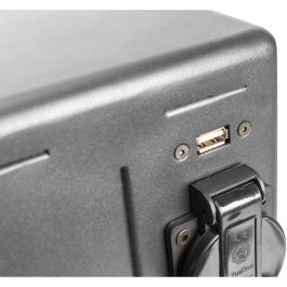 Digitus Armario de carga móvil para 16 tablets hasta 14'' USB-A, Metal, Negro con 4 ruedas