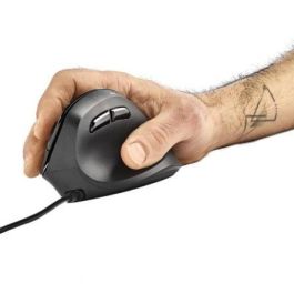 NGS Samsara Ratón Vertical Ergonómico Con Cable, Sensor Láser, Botones Silenciosos, 5 Botones, Hasta 3200 DPI, Para Diestros