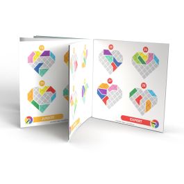 Smart Games Juego De Ingenio IQ Love SG302 Rompecabezas para Viaje con 120 Desafíos