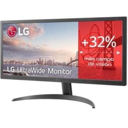 Monitor Profesional Ultrapanorámico LG UltraWide 26WQ500-B 25.7"/ WFHD/ Negro Monitor Profesional Ultrapanorámico LG UltraWide 26WQ500-B 25.7"/ WFHD/ Negro