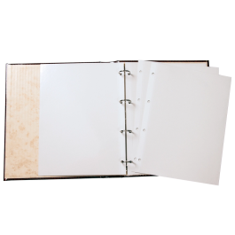 Liderpapel Hojas Album Fotos Autoadhesivas Blancas DIN A4