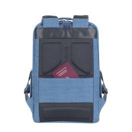 Rivacase 8365 Mochila para Portátil de 17.3" Biscayne, Poliéster Azul. Ideal para viaje o uso diario.