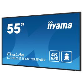 iiyama LH5565UHSB-B1 140cm/55" (3840x2160) 4K UHD IPS Touch 8ms 60Hz 24/7 2xHDMI DP LAN WiFi 20W Speaker Black