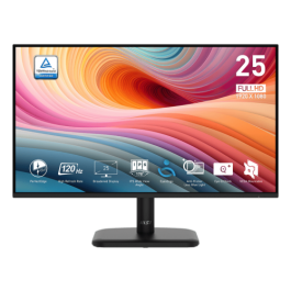 MSI Monitor PRO MP251L E2 9S6-3PD2CM-029, 24.5" IPS, 1920x1080, 120Hz, Negro Precio: 119.50000051. SKU: B15V7W967T