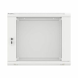 Lanberg WF01-6409-10S Armario Rack Bastidor de Pared de 9U con Carga Máxima de 60 kg, Color Gris