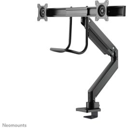 Neomounts Soporte de Mesa para 2 Pantallas hasta 32" NM-D775DXBLACK, Resorte de Gas, hasta 8kg