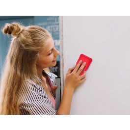 Liderpapel Borrador Magnético Pizarra Blanca Colores Surtidos 130x60 mm