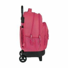 Mochila Escolar con Ruedas Compact BlackFit8 M918 Rosa (33 x 45 x 22 cm)
