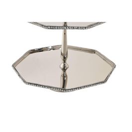 Centro Mesa Tradicional DKD Home Decor Plateado 28 x 47 x 28 cm Centro Mesa Tradicional DKD Home Decor Plateado 28 x 47 x 28 cm