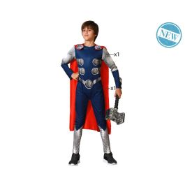 Disfraz Heroe Comic Dios Trueno Niño Infantil 5-6 Años Disfraz Heroe Comic Dios Trueno Niño Infantil 5-6 Años