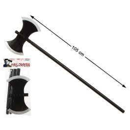 Hacha Decorativa Desmontable Doble Hoja Negra 105 cm Halloween Accesorio Precio: 2.50000036. SKU: S1130713
