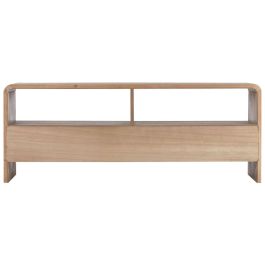 DKD Home Decor Mueble TV Urban Marrón de Madera de Paulownia y Olmo 120 x 40 x 45 cm con 2 Cajones