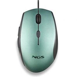 Ratón Ergonómico NGS Moth Ice/ Hasta 1600 DPI/ Verde Hielo Ratón Ergonómico NGS Moth Ice/ Hasta 1600 DPI/ Verde Hielo