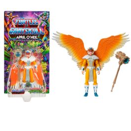 Mattel Hth19 Figura de Acción April O'Neil Turtles of Grayskull MOTU Origins Sorceress 14cm 16 Puntos de Articulación para +6 Años