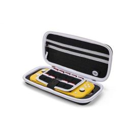 Power A 1522749-01 Estuche Protector Compacto para Nintendo Switch OLED, Switch y Switch Lite Pikachu Negro/Plata
