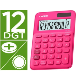 Casio Calculadora Sobremesa MS-20UC Fucsia 12 Dígitos Precio: 11.79000042. SKU: B16XA3D2NV