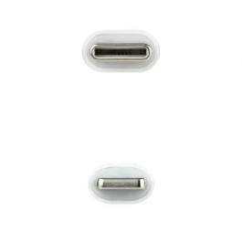 Nano Cable 10.10.0600 Cable USB Tipo-C Macho a Lightning Macho 50cm Blanco