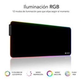 SUBBLIM Alfombrilla Mouse Pad Premium LED RGB 800x300x4