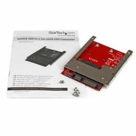 Adaptador SSD Startech SAT32MSAT257 Rojo Plateado SSD mSATA Precio: 32.79000054. SKU: S55057341