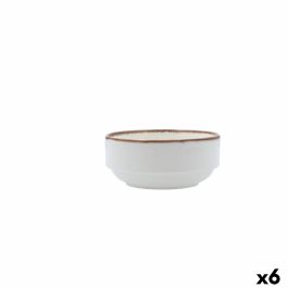 Bol para Aperitivos Bidasoa Orion Hydrozero Blanco Cerámica (6 Unidades)