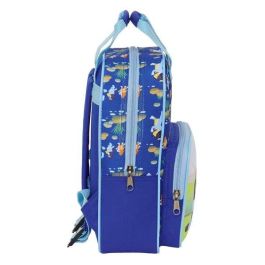Mochila Escolar Bluey Azul marino 20 x 28 x 8 cm
