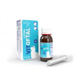 Vitoftal Gel Lutein para Perros y Gatos con Luteína, Zeaxantina, Astaxantina y DHA para Protección Ocular, 50 mL Precio: 24.9499998. SKU: B1DGR55CV8
