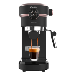 Cecotec Cafelizzia 890 Rose Pro - Cafetera espresso automática 20 bares, sistema Thermoblock, 1350W, vaporizador, depósito 1.1L, 2 tazas, color negro y acero inoxidable Precio: 116.50000032. SKU: V1708011