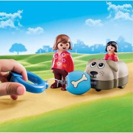 Playmobil 1.2.3 Mi Perro - Juguete de Plástico para Bebés y Niños Pequeños (18 meses a 3 años)