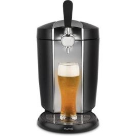 H.Koenig BW1778 Dispensador de cerveza 5L, Temperatura Ajustable 2-12°C, Acero Inoxidable, Enfriamiento Integrado