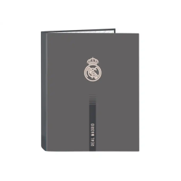 Carpeta de anillas Real Madrid C.F. Gris A4 26.5 x 33 x 4 cm Precio: 6.50000021. SKU: B178YHXMAR