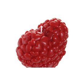 DKD Home Decor Vela Urban Rojo 6 x 8 x 10 cm Cera Parafina Fresa 24 Unidades
