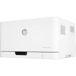 HP 4ZB95A Impresora Láser Color 150nw WiFi Compacta para Oficina, 18 ppm Negro, 4 ppm Color, USB, Ethernet, AirPrint, Blanca