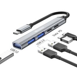 Sandberg USB-C to 3xUSB-A+2xUSB-C SAVER Sandberg USB-C to 3xUSB-A+2xUSB-C SAVER