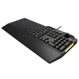 Asus TUF Gaming K1 Teclado Gaming RGB con Reposamuñecas Desmontable, Teclas Programables, 90MP01X0-BKSA00 Asus TUF Gaming K1 Teclado Gaming RGB con Reposamuñecas Desmontable, Teclas Programables, 90MP01X0-BKSA00