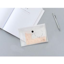 Carpeta Liderpapel Dossier Broche 44224 Polipropileno Din A7 Color Transparente 12 unidades