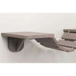 TRIXIE Escalera trepadora para montaje en pared 150 x 30 cm Taupe para gatos