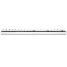 Cherry Keyboard KC 200 MX MX2A BROWN [DE] Teclado mecánico con switch MX2A BROWN, blanco/plateado