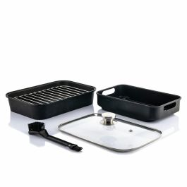 Freidora de Aire con Grill, Accesorios y Recetario InnovaGoods Fryinn 12-in-1 6000 Negro Acero 3400 W 6 L Freidora de Aire con Grill, Accesorios y Recetario InnovaGoods Fryinn 12-in-1 6000 Negro Acero 3400 W 6 L