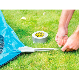 Uhu Cinta Adhesiva Americana Grizzly Tape Ultrafuerte Color Plata 10 mt x 48 mm