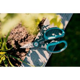 Gardena 12214-20 Tijera Herbcut para Hierbas Leñosas con Corte Bypass y Hojas de Precisión