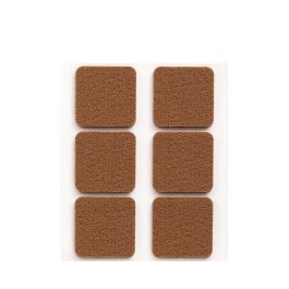 Inofix Plasfix - Pack de 6 fieltros adhesivos marrón sintéticos, 31x31mm, lana acrílica, para protección y silencio Precio: 1.79000019. SKU: S7905575