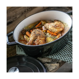 Livoo Cacerola ovalada MEP129N Negra