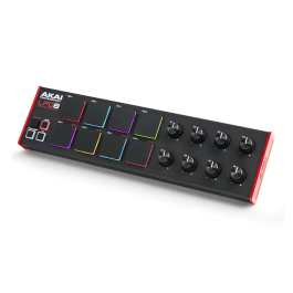 Akai Pro LPD8 MKII - Controlador de Pads MPC RGB Retroiluminados, 8 Potenciómetros, USB Plug and Play, Incluye Software MPC Beats