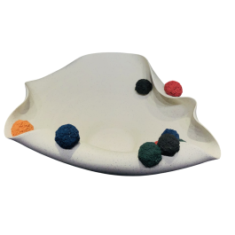 DKD Home Decor Centro de Mesa Urban de Cerámica Blanco Multicolor 38 x 20 x 47 cm