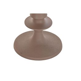 DKD Home Decor Mesita Auxiliar Urban de Diseño Moderno para Salón o Dormitorio con Estructura de Aluminio Rosa Palo y Medidas de 40x40x50 cm