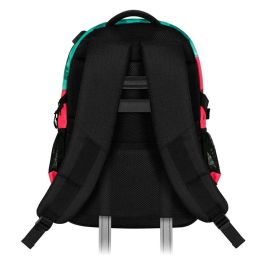 Oh My Pop Mochila Running PLUS Melty Melon Verde - 32L, Ripstop, USB, Acolchada