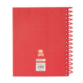 Safta Bloc de Notas Frontal Squishy Osito Rojo 13,5x17,9x1,9cm