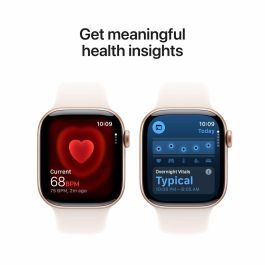 Apple Watch S11 Cellular 42mm Aluminium Rosegold con Correa Deportiva Rosa Pálido S/M