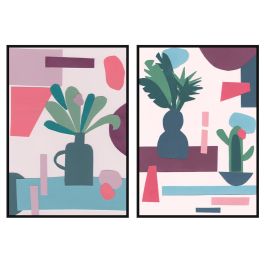 DKD Home Decor Cuadro 4.3 x 143 x 103 cm Multicolor (2 Unidades) Lona PS Precio: 159.8999996. SKU: S3039005