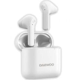 Auriculares Bluetooth Daewoo DW2021 con estuche de carga/ Autonomía 5h/ Blancos